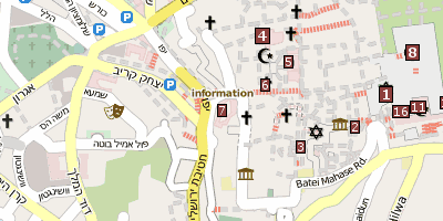 Stadtplan Davidszitadelle