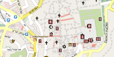 Stadtplan Erlöserkirche 