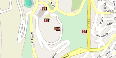 Stadtplan Israel-Museum Jerusalem