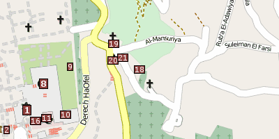 Maria-Magdalena-Kirche (Jerusalem) Jerusalem Stadtplan