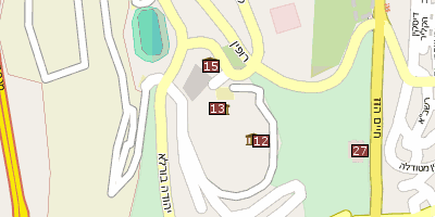 Stadtplan Schrein des Buches Jerusalem