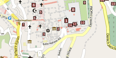 Stadtplan St. Maria der Deutschen 